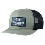 Stone Glacier Montana Patch Foamy Trucker Hat Green