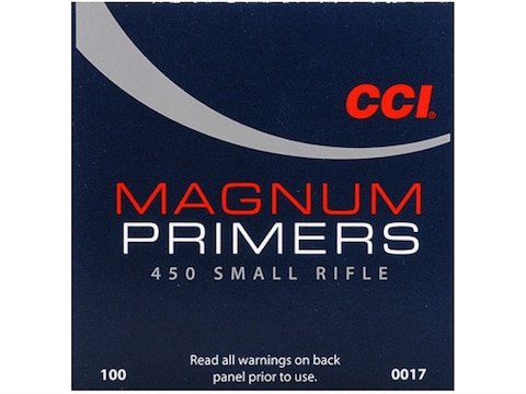 CCI 450 Magnum Small Rifle Primers - 100 Count