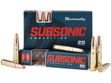 Hornady® Subsonic 300 Blackout Ammo - 190 Grain Sub-X™ - 20 Pack - 80877
