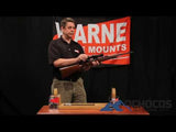 Warne™ 30mm Maxima Quick-Detachable Weaver-Style Scope Rings (Matte Black) - 201LM
