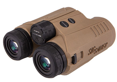 Sig Sauer KILO010K-ABS HD Rangefinder Binocular 10X42mm Flat Dark Earth Includes Multicam Chest Harness & Windmeter