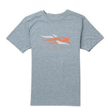 Sitka® Logo Tee SS - Black, Grey and Olive