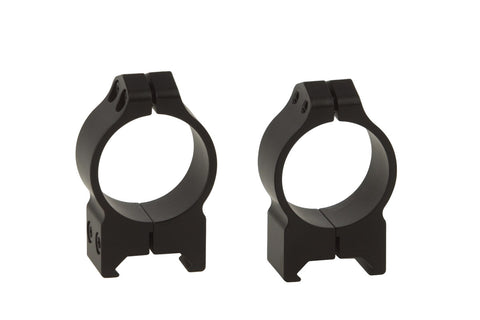 Warne™ 30mm Maxima Permanent Attachment Weaver-Style Scope Rings (Matte Black) - 214M